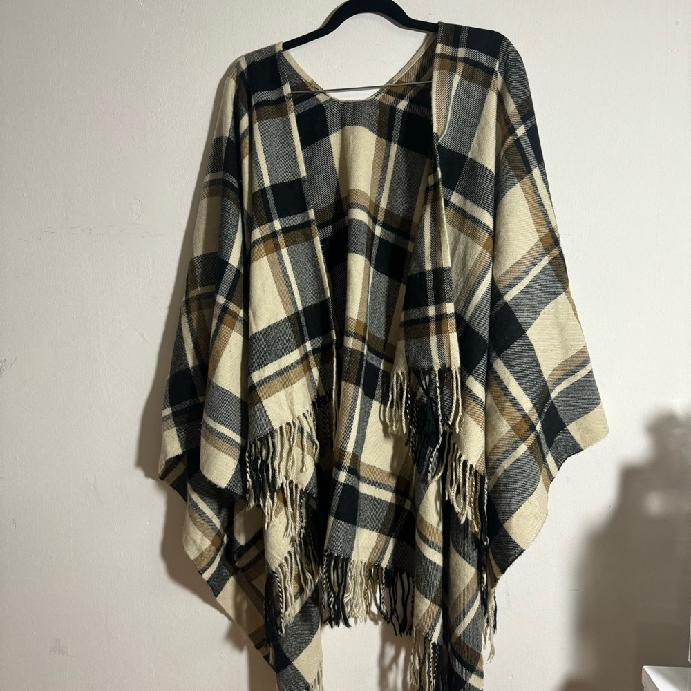 Plaid Shawl Scarf